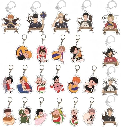 Amazon | 24種類 ハイキュー!! キーホルダー 日向翔陽 影山飛雄 黒尾